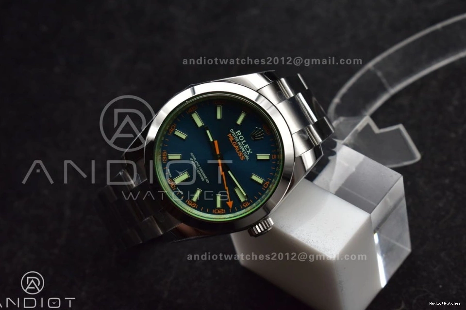 116400 SS Milgauss Steel 904L Edition Dial VS GV Best Bracelet Blue 1:1 on Youthful 909 VSF 0505